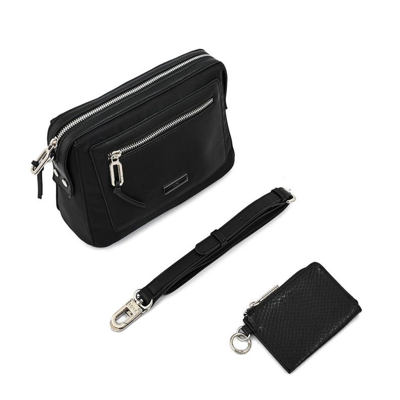 Cartera bandolera mediana zia negro especial-4