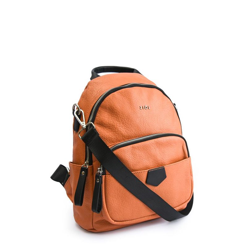 Mochila mediana lilio coral-1