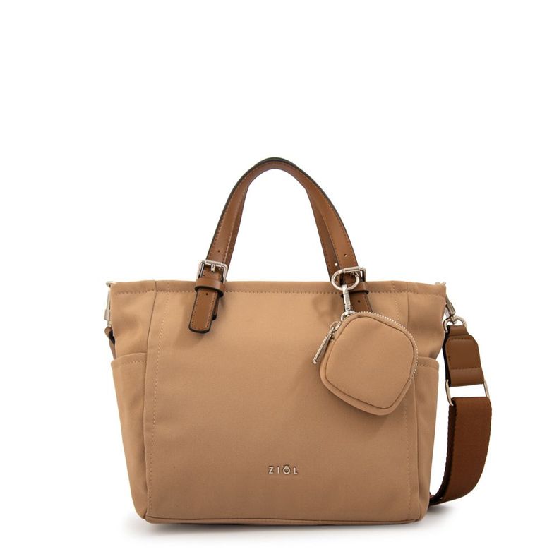Cartera bandolera marta mediana beige oscuro