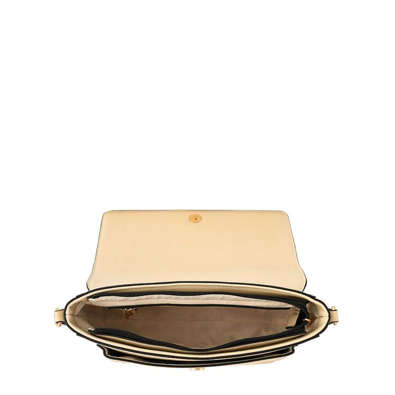 Cartera bandolera con tapa pequeña indara blanco crudo-3