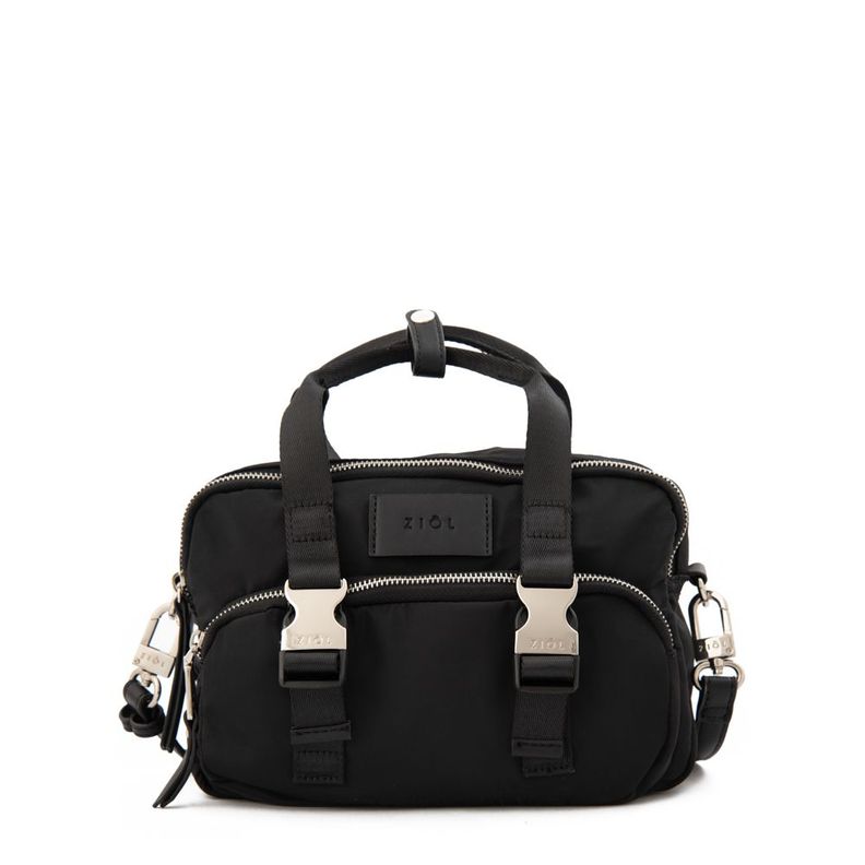 Cartera bandolera grande dorina negro especial-0