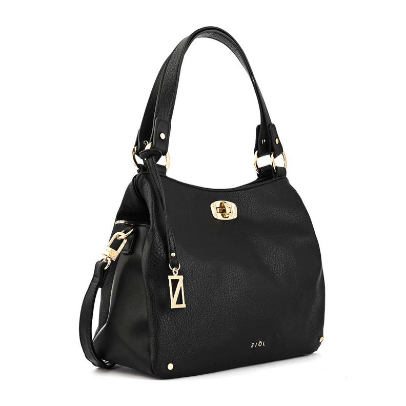 Cartera dos asas tres divisiones mediana norris negro-1