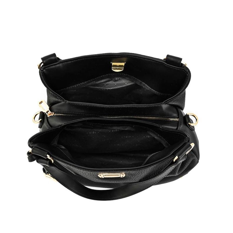 Cartera dos asas tres divisiones mediana norris negro-3
