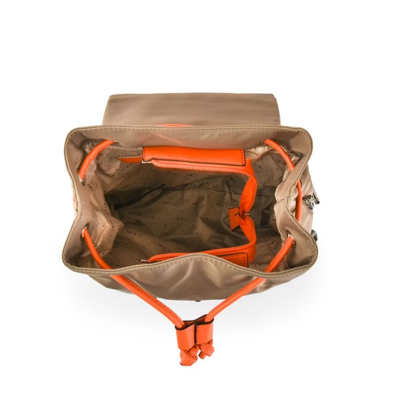 Mochila con tapa mediana corvette taupe-3