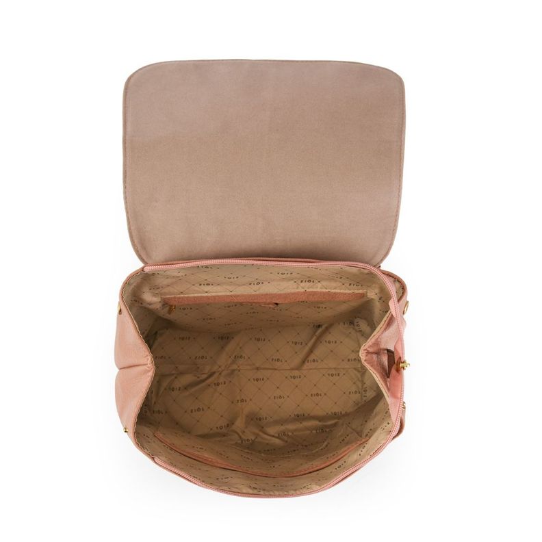 Mochila con tapa mediana bladia rosa viejo-3