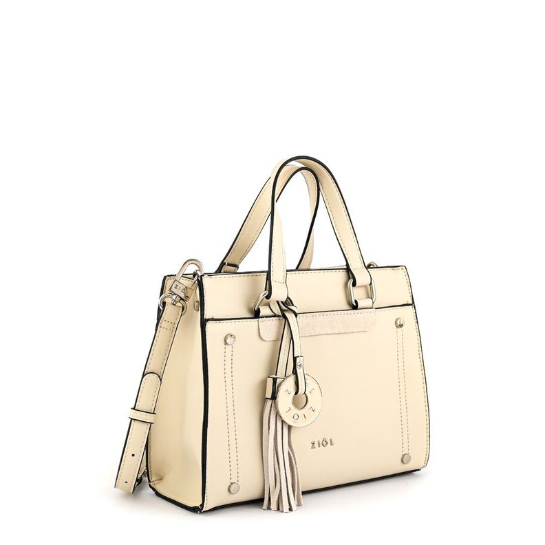 Cartera dos asas mediana inisa blanco crudo-1