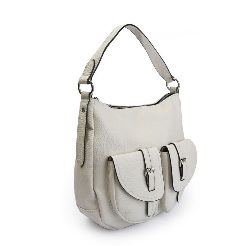 Bolso oval grande bertha blanco crudo-1