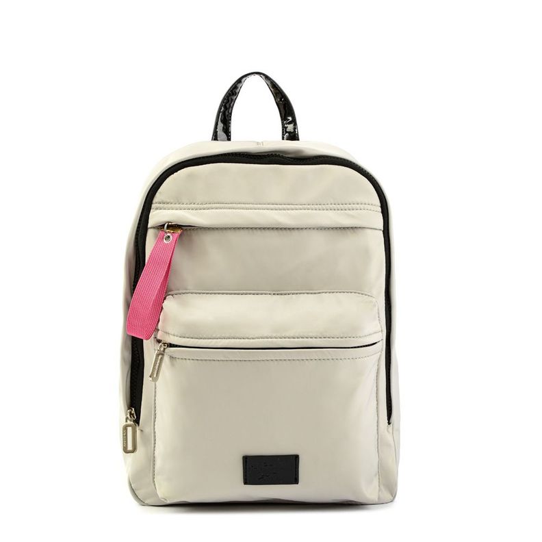 Mochila porta notebook grande corali blanco crudo-0