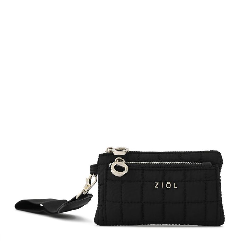 Monedero bolsillo frontal nacha pequena negro