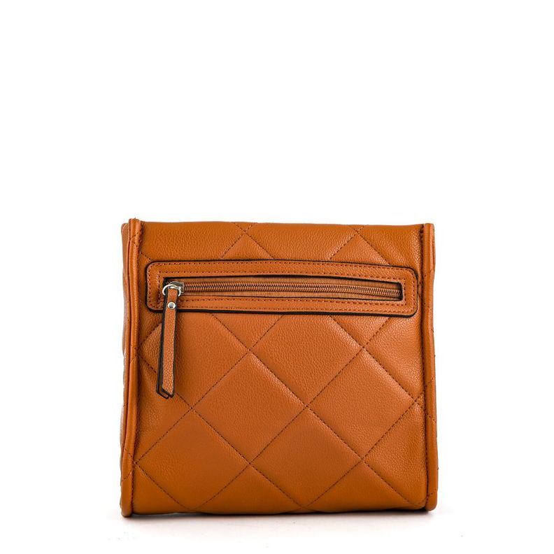 Cartera bandolera mediana fiora café-2