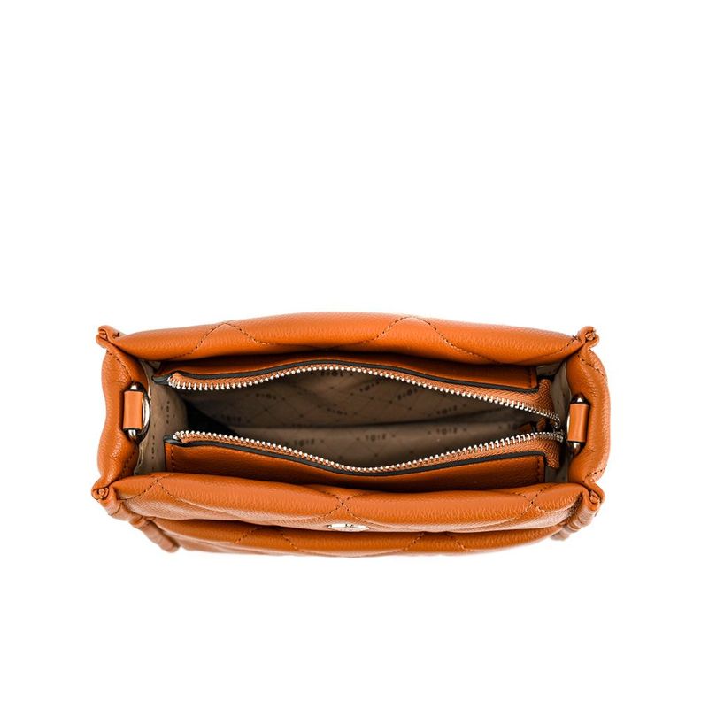 Cartera bandolera mediana fiora café-3