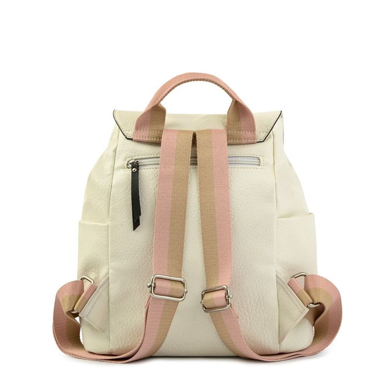 Mochila con tapa grande abrielle blanco-2