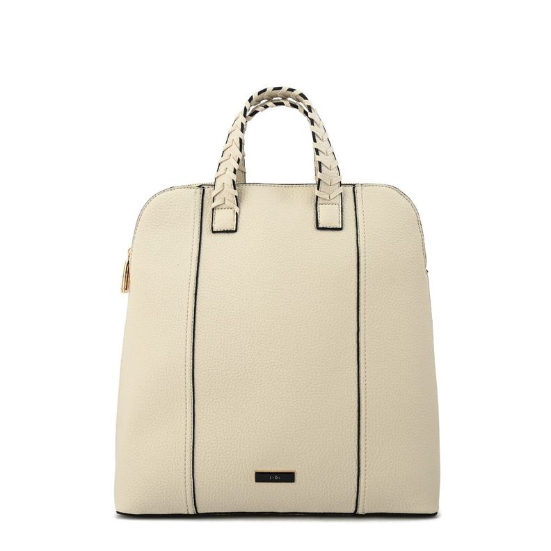Mochila mediana rosita blanco crudo-0