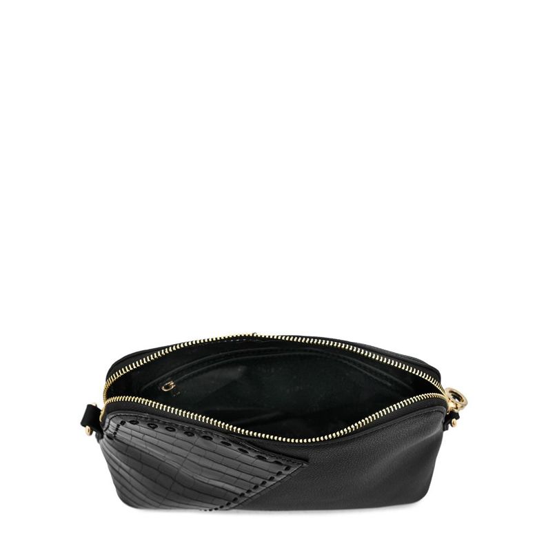 Cartera bandolera mediana biel negro especial-3