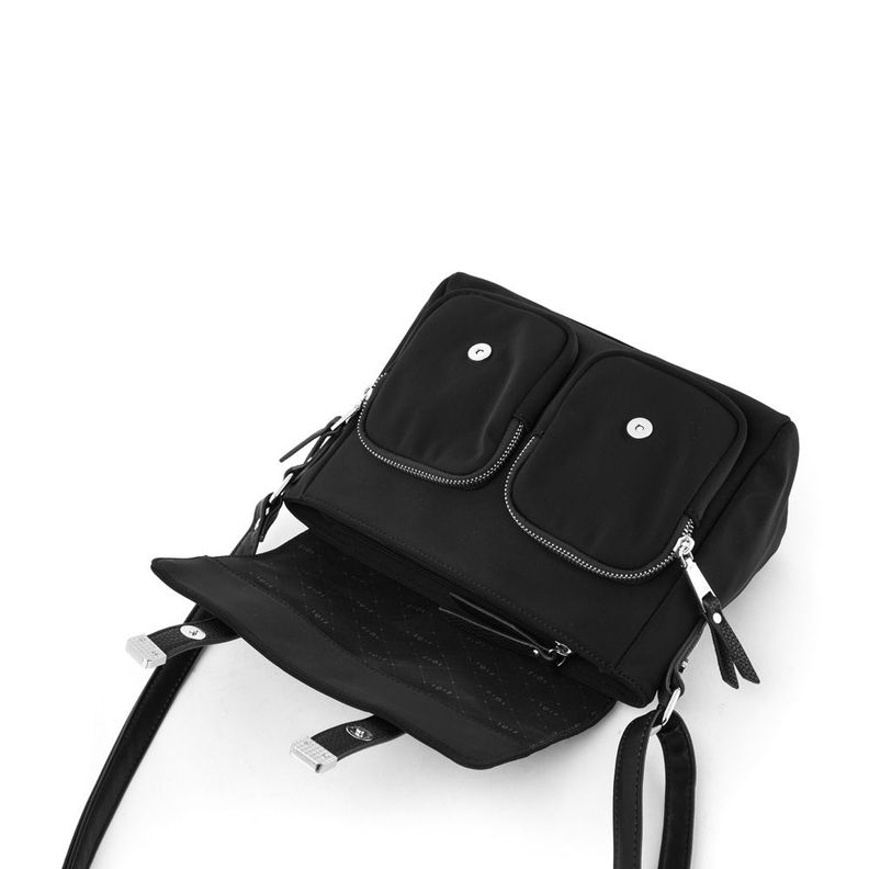 Cartera bandolera con tapa pequeña erzurum negro-3
