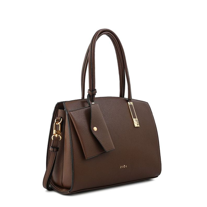 Cartera dos asas grande yanina café oscuro-1