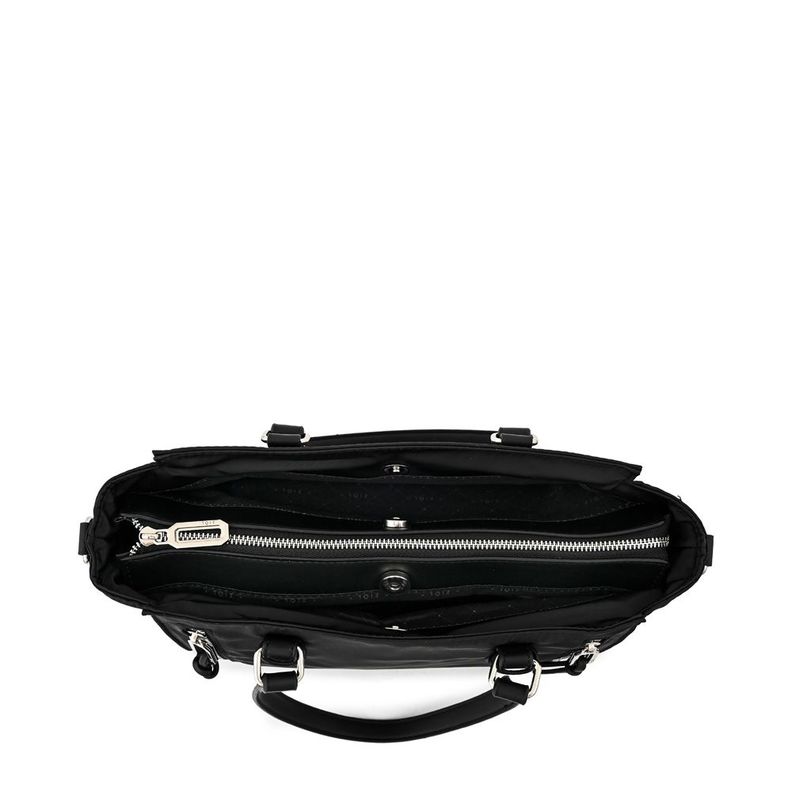 Cartera tote tres divisiones penny grande negro Ziol | Paris.cl