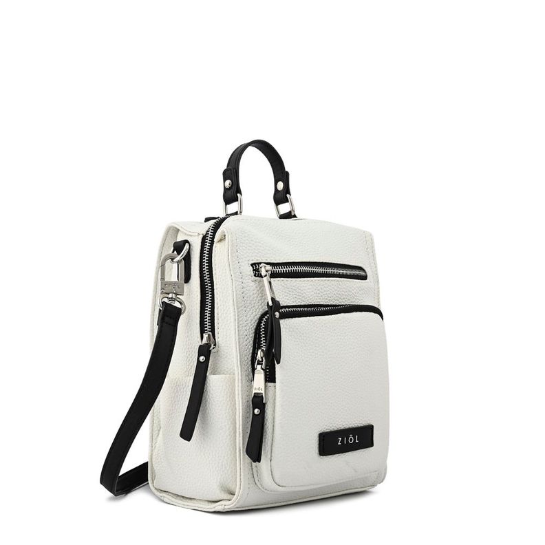Mochila pequeña zuleika blanco-1
