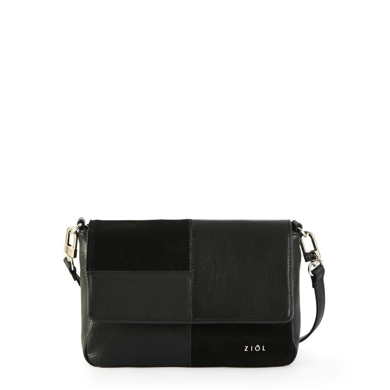 Cartera bandolera mediana ellie negro