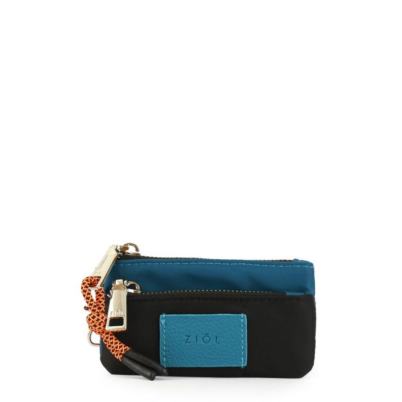 Monedero rectangular pequeña evania negro