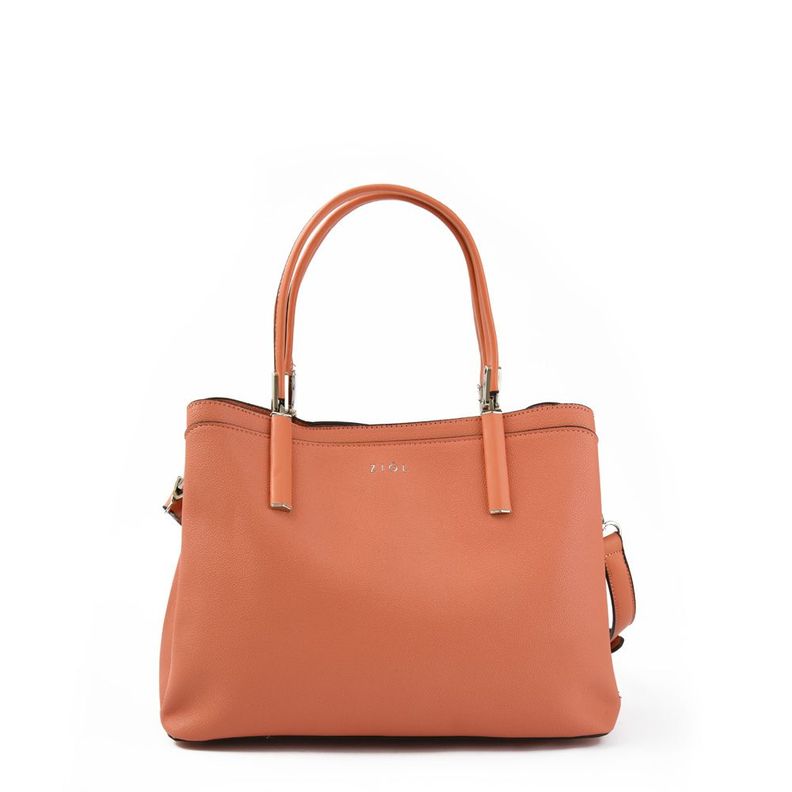 Cartera dos asas tres divisiones mediana piarot coral-0