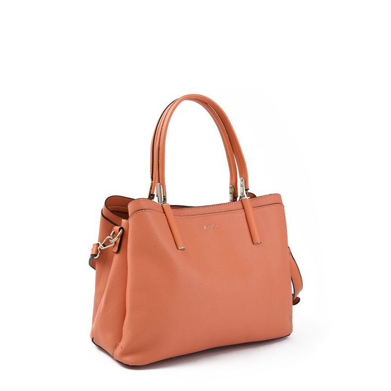 Cartera dos asas tres divisiones mediana piarot coral-1