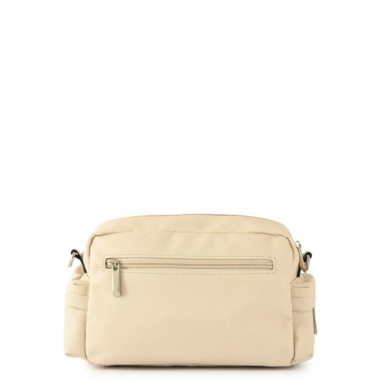 Cartera bandolera mediana carlota blanco crudo-0