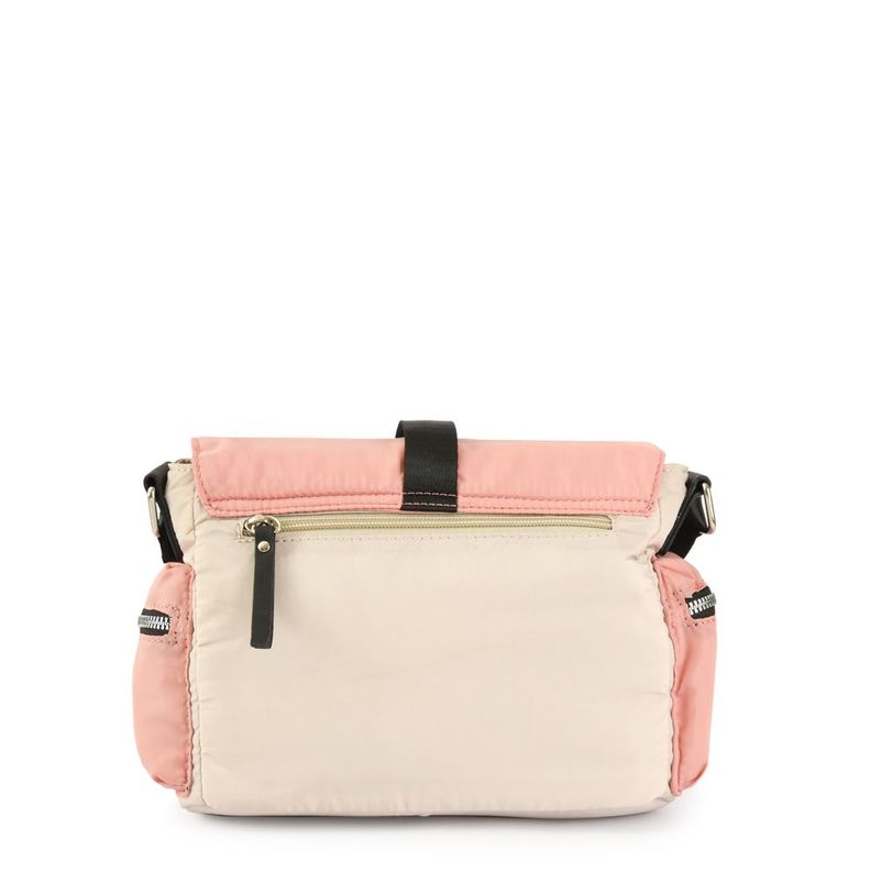 Cartera bandolera con tapa pequeña abie blanco crudo-2