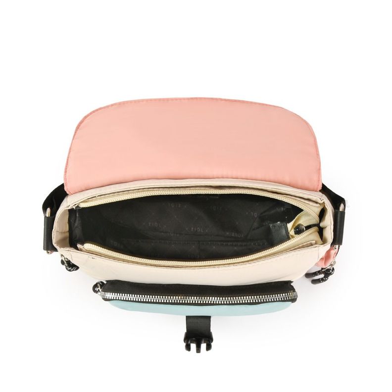 Cartera bandolera con tapa pequeña abie blanco crudo-3
