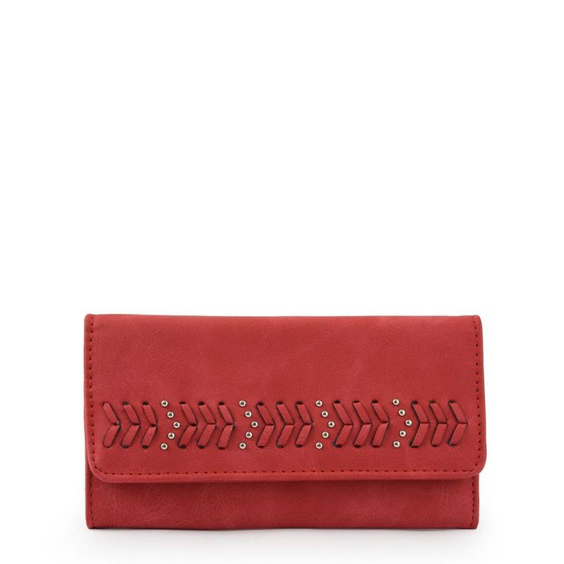 Sivila Billetera Simple Med Rojo