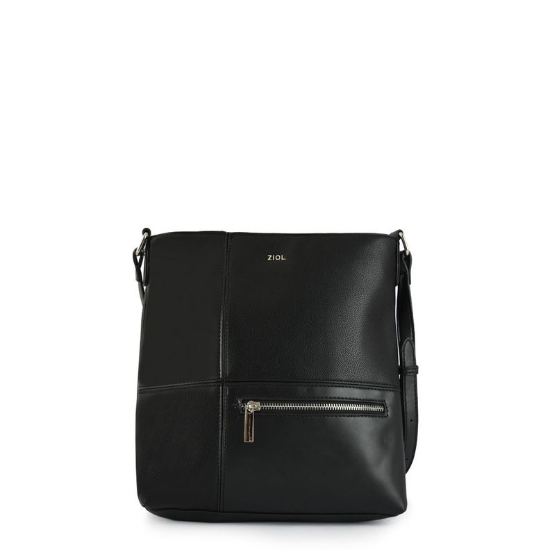 Cartera bandolera mediana lupe negro-0