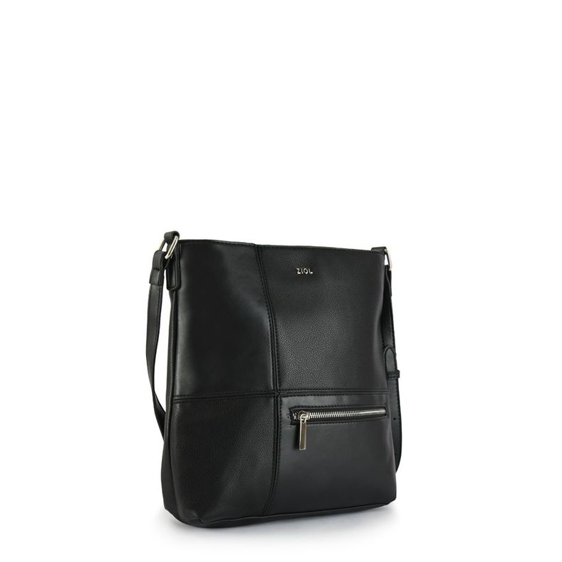 Cartera bandolera mediana lupe negro-1