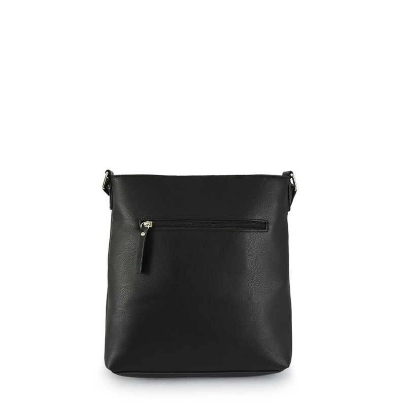 Cartera bandolera mediana lupe negro-2