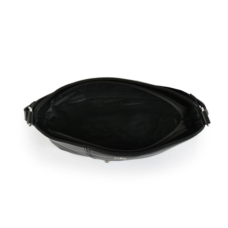 Cartera bandolera mediana lupe negro-3