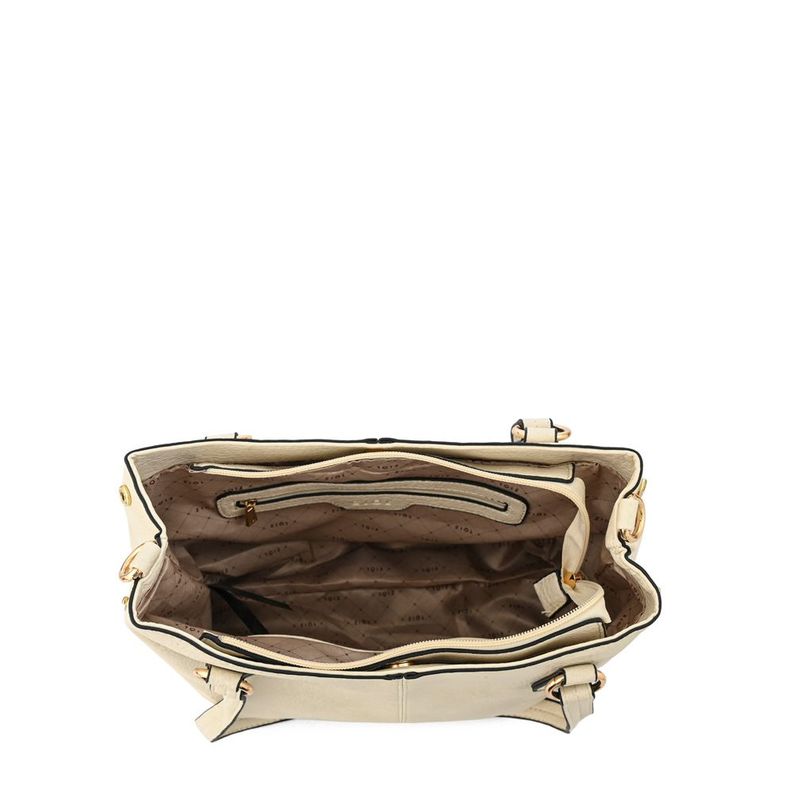 Cartera dos asas tres divisiones grande zahara blanco crudo-3