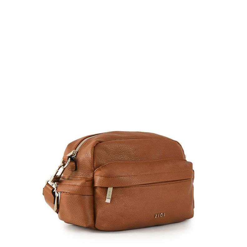 Cartera bandolera mediana carlota café-1