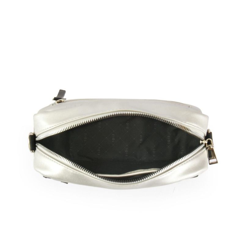 Cartera bandolera mediana tami plateado-3