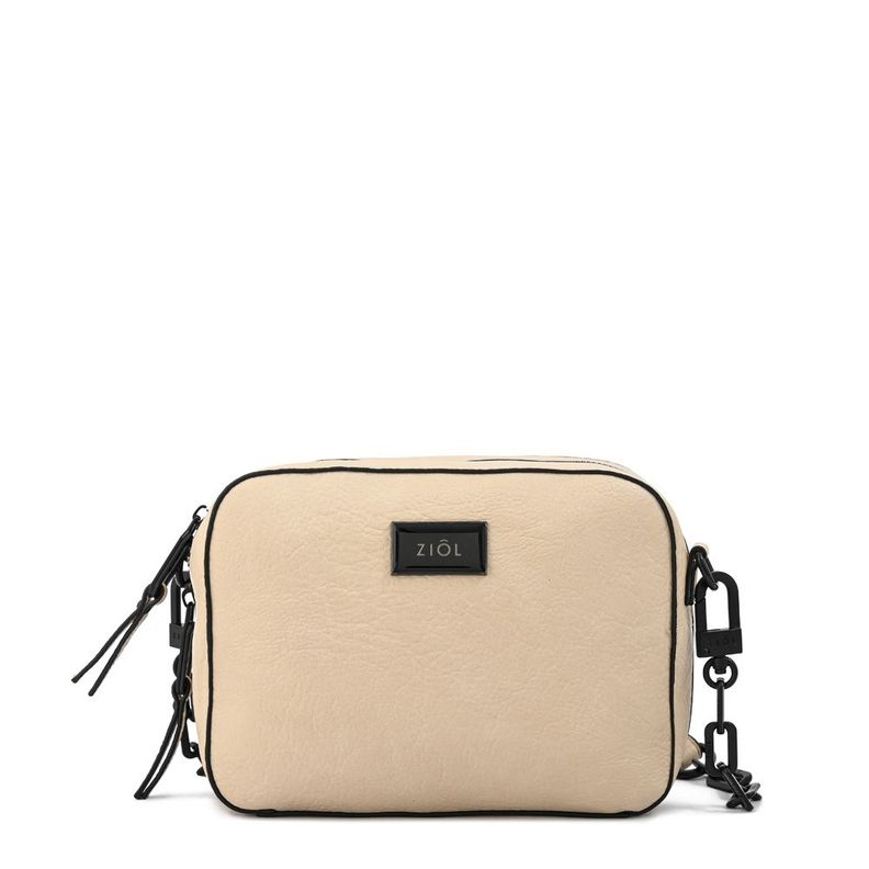 Cartera bandolera pequeña nicki blanco crudo-0