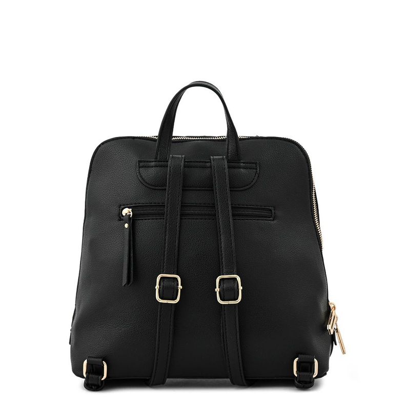 Mochila mediana creta negro-2