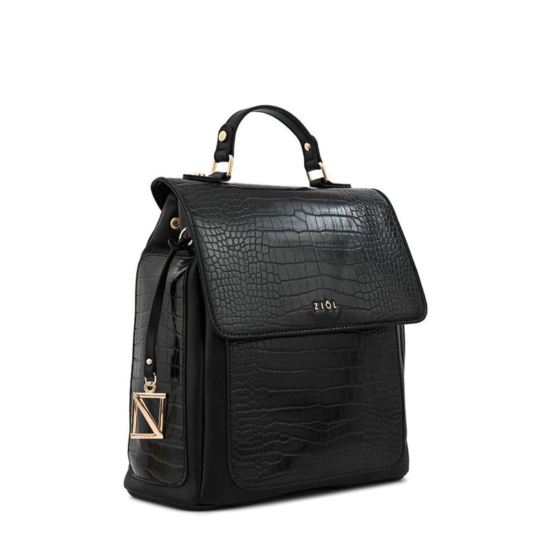 Mochila mediana ariana negro-1