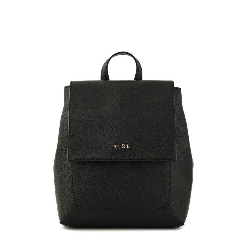 Mochila con tapa callie mediana negro especial
