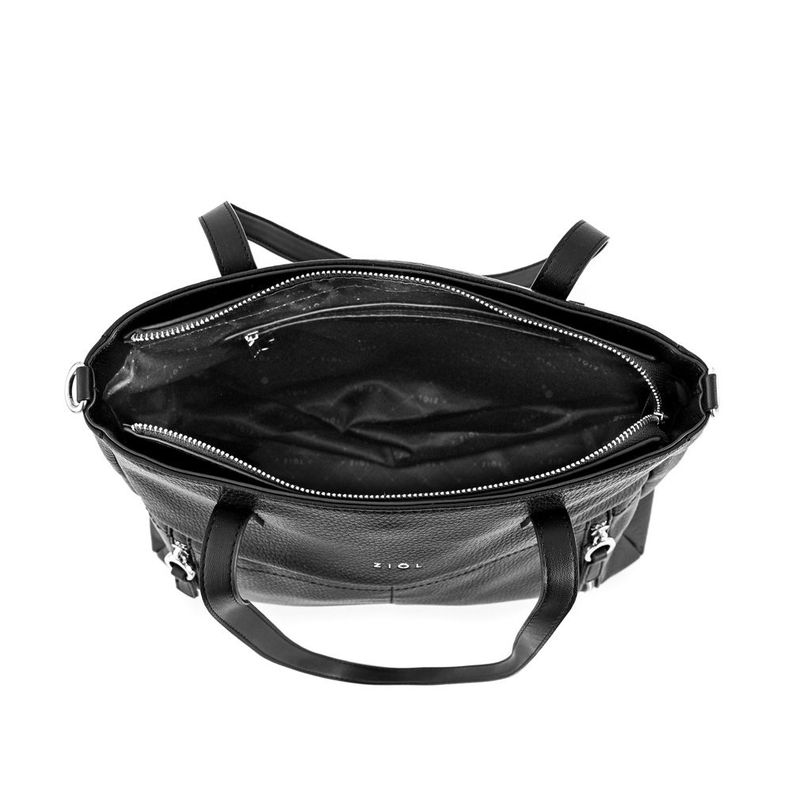 Cartera dos asas tres divisiones mediana willow negro-3