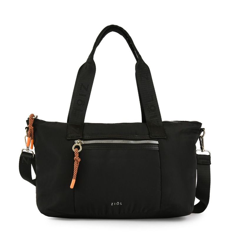 Cartera dos asas mediana robinna negro-0