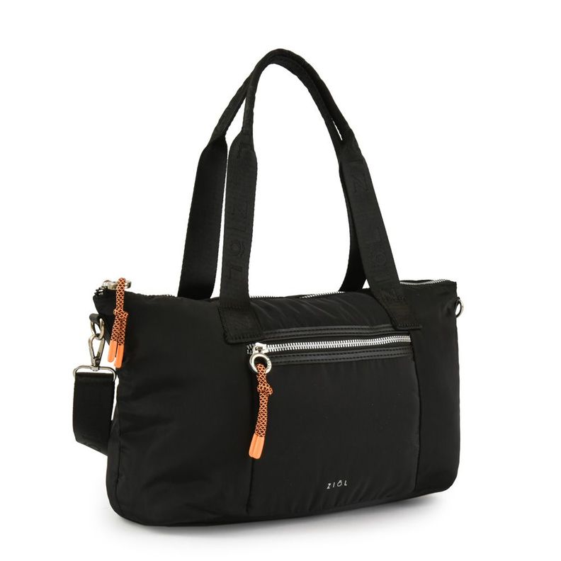 Cartera dos asas mediana robinna negro-1