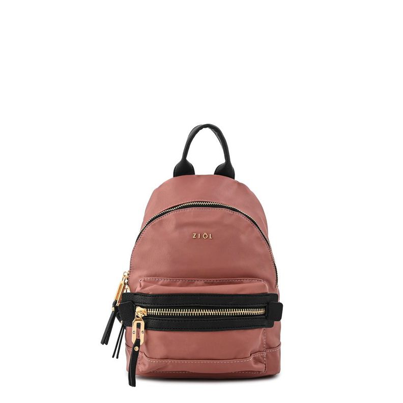 Mochila clau pequena rosa viejo Rosado