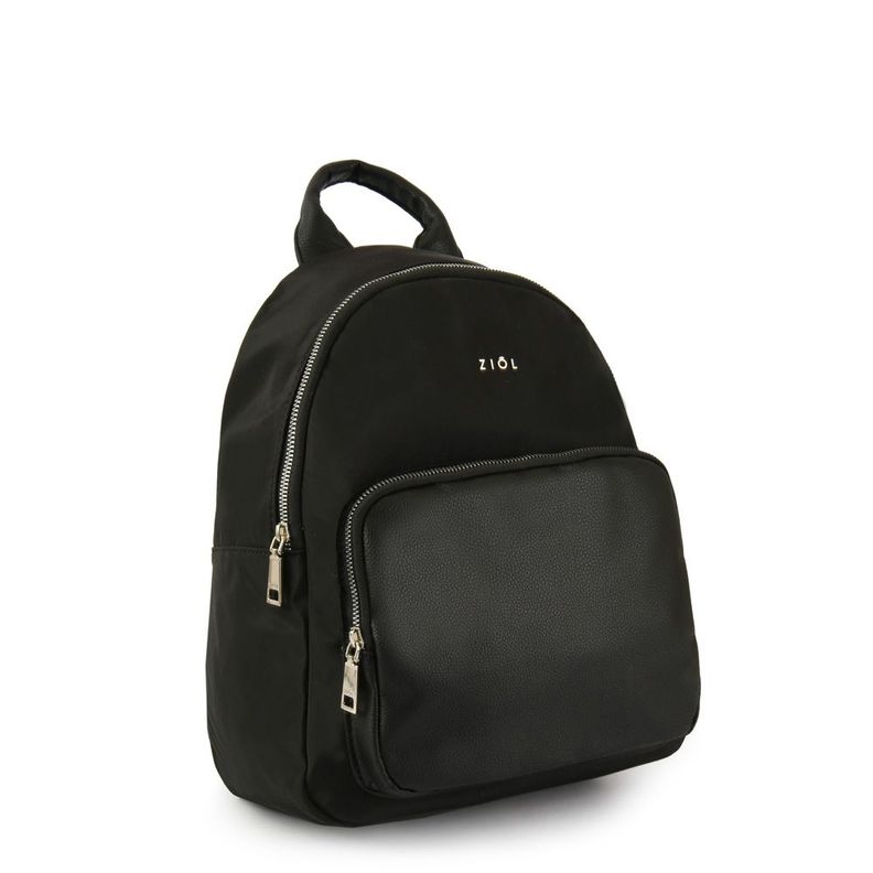 Mochila mediana lilen negro-1