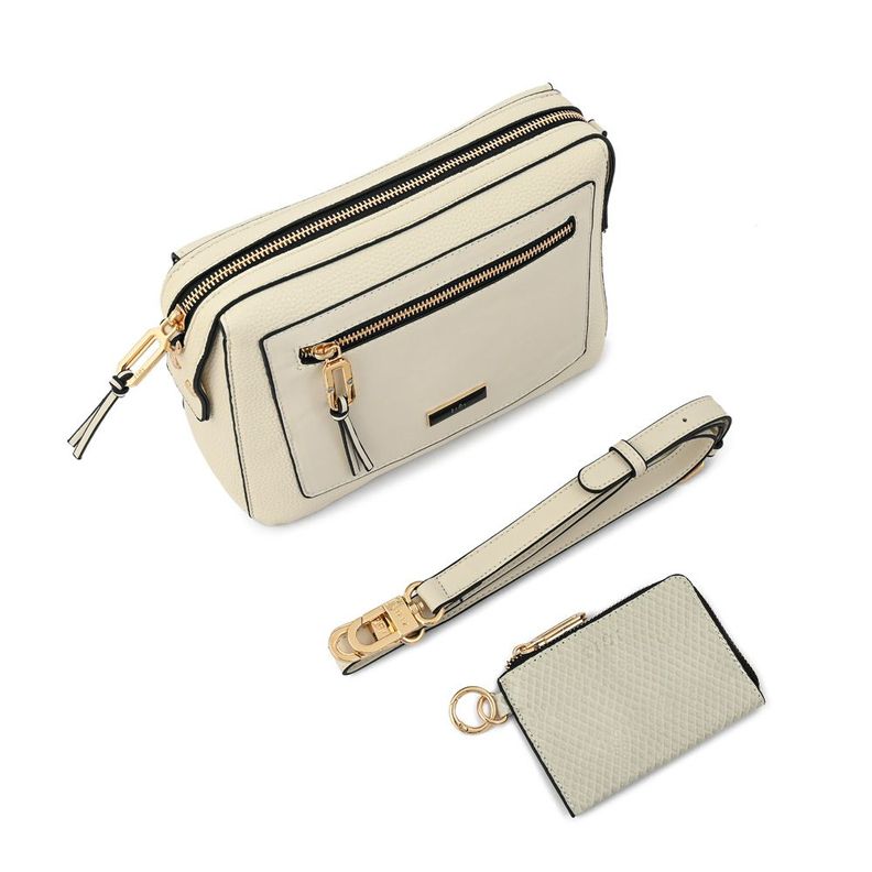 Cartera bandolera mediana zia blanco crudo-4
