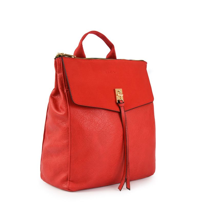 Mochila mediana anais rojo-1