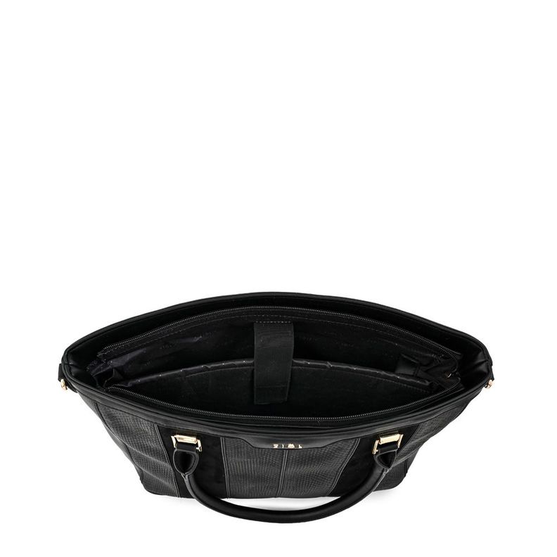 Cartera dos asas porta notebook grande bony negro-3