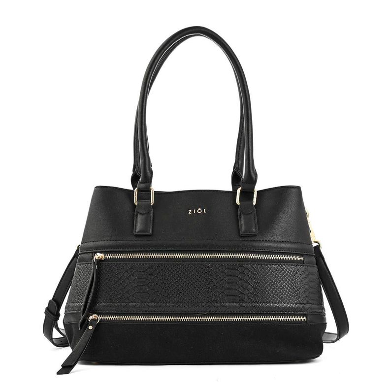 Cartera tote ebba mediana negro